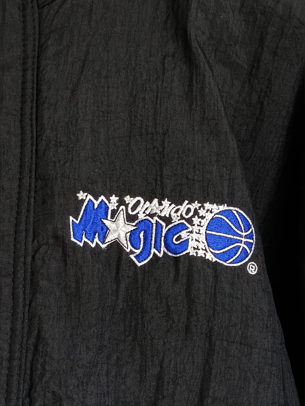 VTG 90s NBA Orlando Magic Starter Button Up Hooded Jacket Size M - Picture 12 of 16